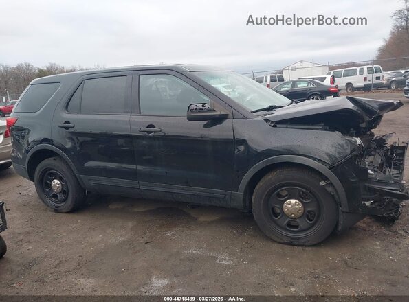 1FM5K8AR4GGD32287 2016 FORD UTILITY POLICE INTERCEPTOR Black Rear interior view