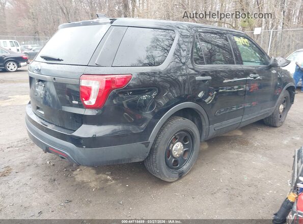 1FM5K8AR4GGD32287 2016 FORD UTILITY POLICE INTERCEPTOR Black Rear right