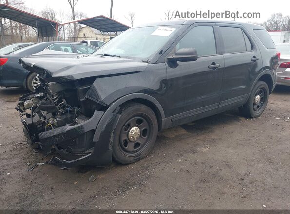 1FM5K8AR4GGD32287 2016 FORD UTILITY POLICE INTERCEPTOR Black Front left