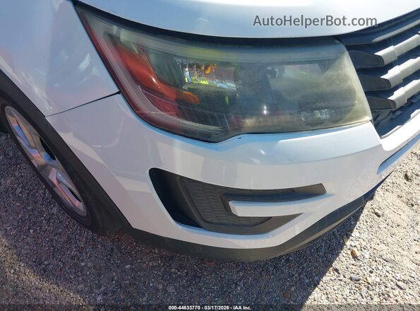 1FM5K8AR5GGA86768 2016 FORD UTILITY POLICE INTERCEPTOR White Вид спереду
