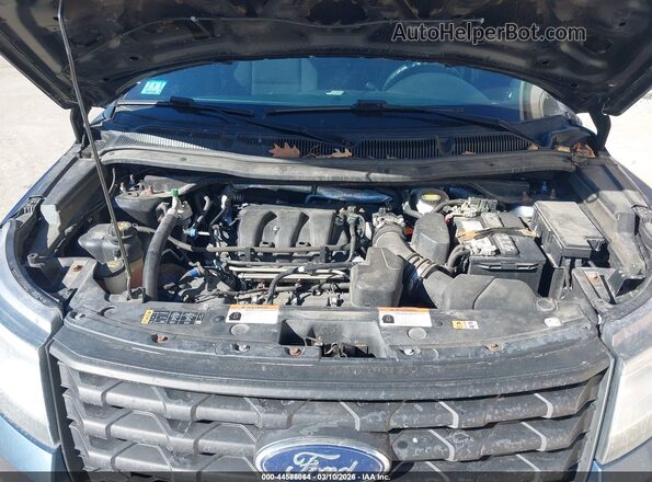 1FM5K8AR5KGA32993 2019 FORD POLICE INTERCEPTOR Blue Vista trasera