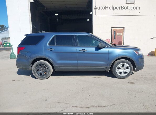 1FM5K8AR5KGA32993 2019 FORD POLICE INTERCEPTOR Blue Vista interior de 360 grados