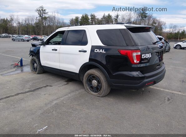 1FM5K8AR6KGA32405 2019 FORD POLICE INTERCEPTOR Черный Задняя левая четверть