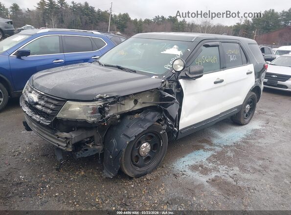 1FM5K8AR8GGA08386 2016 FORD UTILITY POLICE INTERCEPTOR Черный Передняя левая четверть