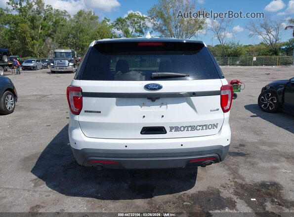 1FM5K8AR8GGC92103 2016 FORD UTILITY POLICE INTERCEPTOR White 
