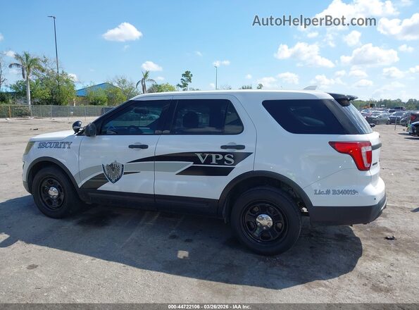 1FM5K8AR8GGC92103 2016 FORD UTILITY POLICE INTERCEPTOR White სალონის 360-გრადუსიანი ხედი