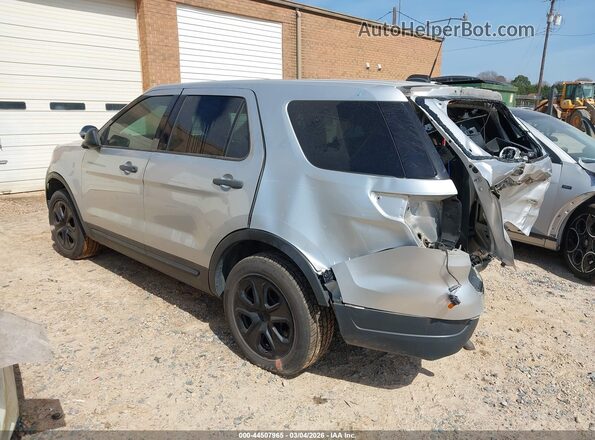 1FM5K8AR8JGA99702 2018 FORD POLICE INTERCEPTOR Silver 