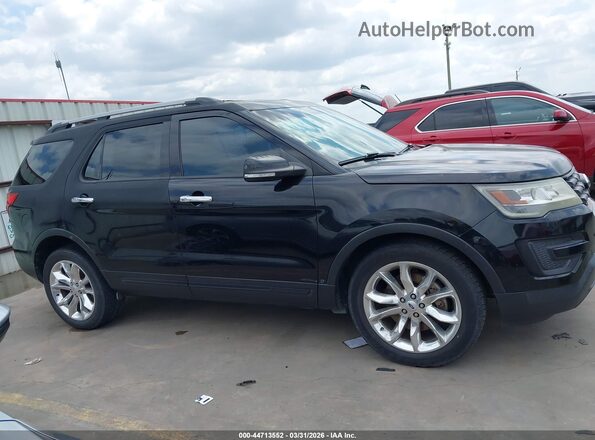 1FM5K8AR9GGA04489 2016 FORD UTILITY POLICE INTERCEPTOR Black Widok wnętrza 360 stopni