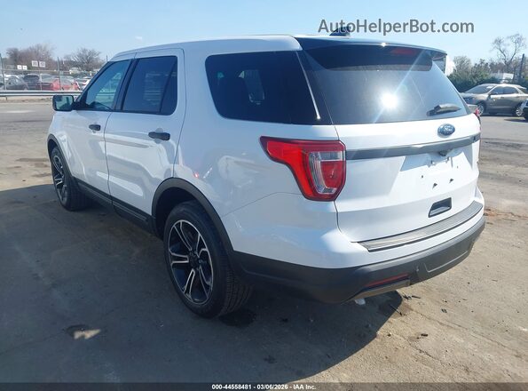 1FM5K8ARXJGA21910 2018 FORD POLICE INTERCEPTOR White Rear left