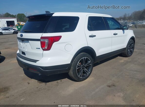 1FM5K8ARXJGA21910 2018 FORD POLICE INTERCEPTOR White Rear right