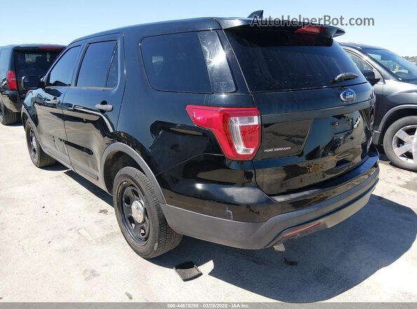 1FM5K8AT1HGE30660 2017 FORD UTILITY POLICE INTERCEPTOR Black Rear left