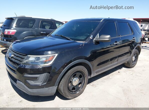 1FM5K8AT1HGE30660 2017 FORD UTILITY POLICE INTERCEPTOR Black Front left
