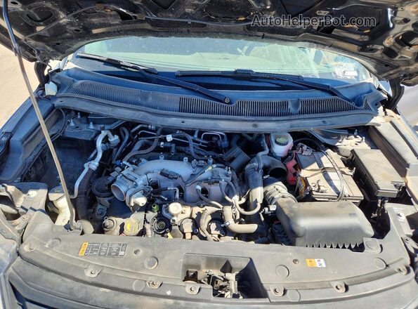 1FM5K8AT7HGA89510 2017 FORD FORD EXPLORER Black Vista del compartimento del motor
