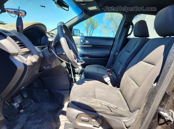 1FM5K8AT7HGA89510 2017 FORD FORD EXPLORER Black Vista interior delantera
