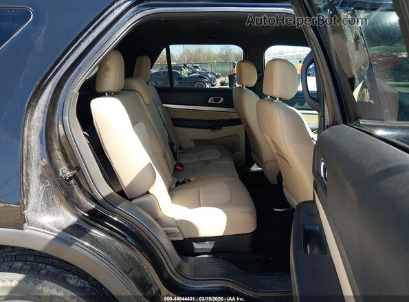 1FM5K8B80HGD65052 2017 FORD FORD EXPLORER Black Vista de la etiqueta del VIN