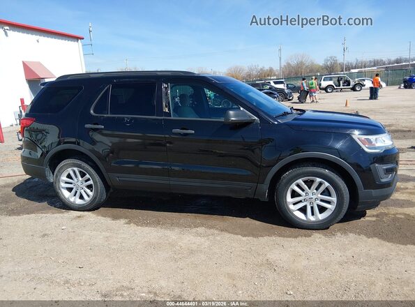 1FM5K8B80HGD65052 2017 FORD FORD EXPLORER Black Vista interior de 360 grados