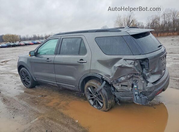 1FM5K8D81JGA65295 2018 FORD FORD EXPLORER Gray უკანა მარცხენა