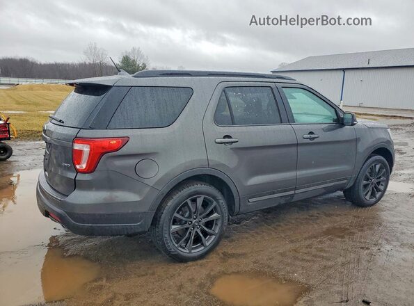 1FM5K8D81JGA65295 2018 FORD FORD EXPLORER Gray უკანა მარჯვენა