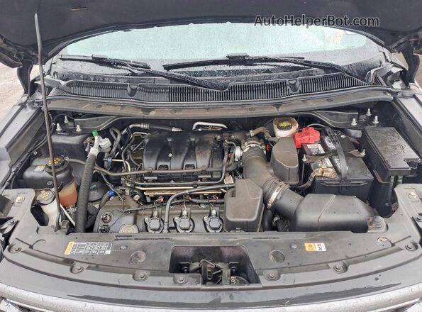 1FM5K8D81JGA65295 2018 FORD FORD EXPLORER Gray ძრავის განყოფილების ხედი