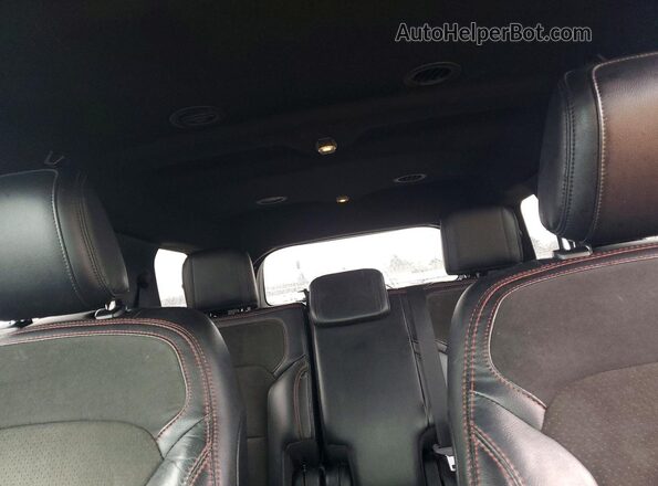 1FM5K8D81JGA65295 2018 FORD FORD EXPLORER Gray უკანა სავარძლების ხედი