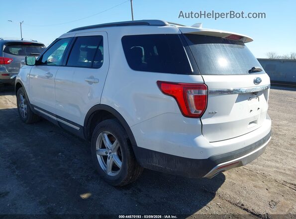 1FM5K8D82HGA72797 2017 FORD FORD EXPLORER White Tył lewy
