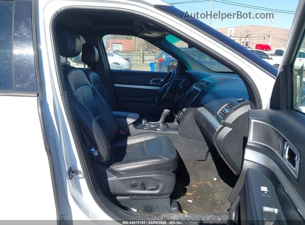 1FM5K8D82HGA72797 2017 FORD FORD EXPLORER White Widok wnętrza z przodu