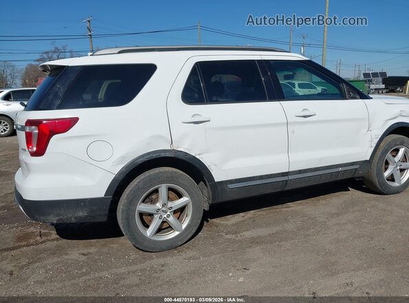1FM5K8D82HGA72797 2017 FORD FORD EXPLORER White Widok z przodu