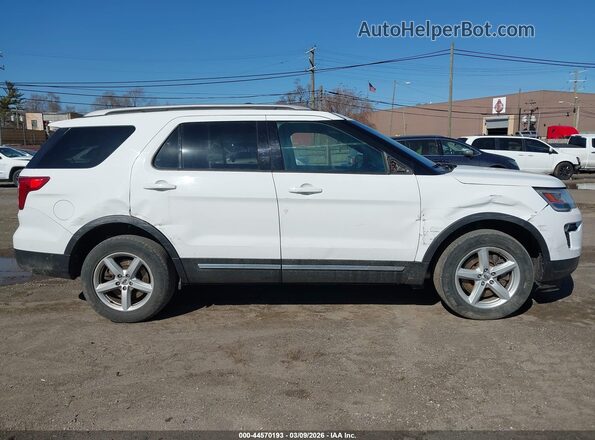 1FM5K8D82HGA72797 2017 FORD FORD EXPLORER White Widok wnętrza z tyłu