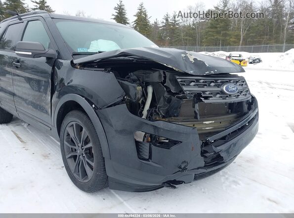 1FM5K8D83JGA22125 2018 FORD FORD EXPLORER Black Դիմացի տեսք