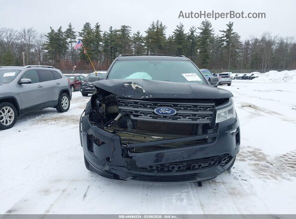 1FM5K8D83JGA22125 2018 FORD FORD EXPLORER Black Սալոնի հետևի տեսք