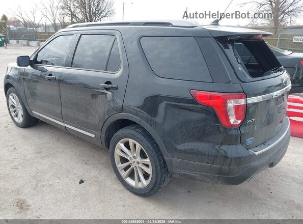 1FM5K8D83JGC65921 2018 FORD FORD EXPLORER Black Rear left