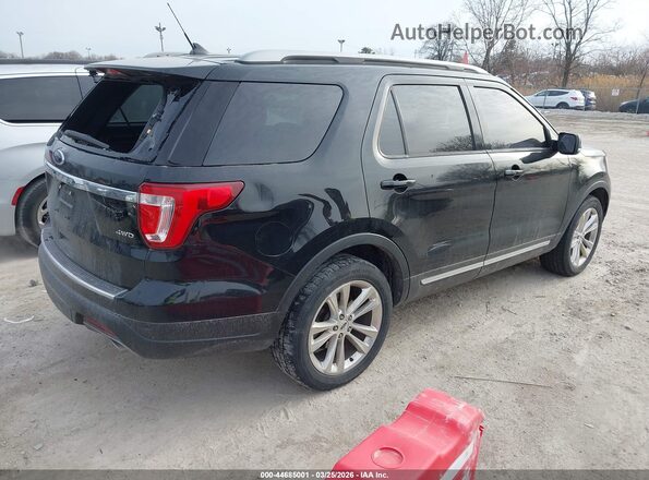 1FM5K8D83JGC65921 2018 FORD FORD EXPLORER Black Rear right