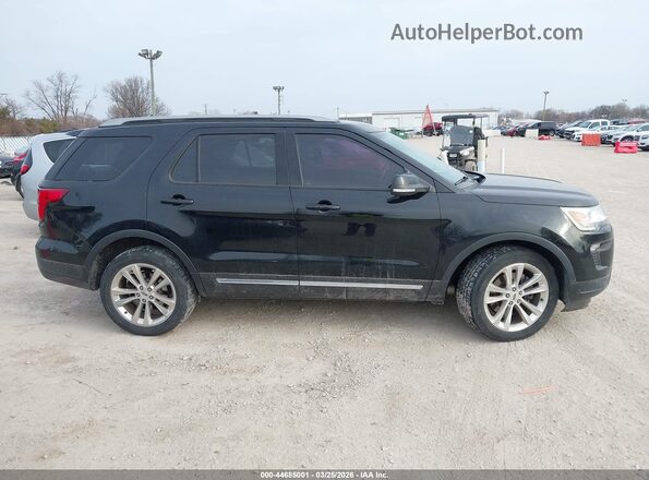 1FM5K8D83JGC65921 2018 FORD FORD EXPLORER Black Rear interior view