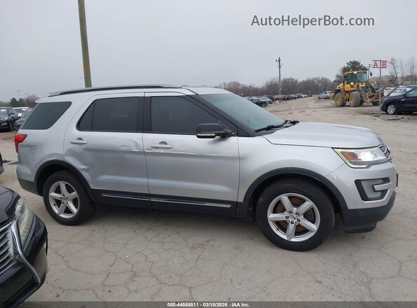 1FM5K8D84GGC31348 2016 FORD FORD EXPLORER Silver Widok wnętrza z tyłu