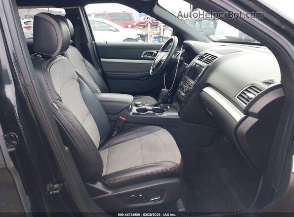 1FM5K8D84HGC50922 2017 FORD FORD EXPLORER Black Vista interior delantera