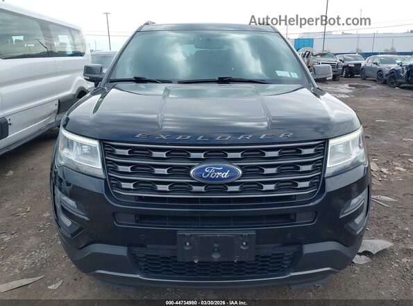 1FM5K8D84HGC50922 2017 FORD FORD EXPLORER Black Vista del cuadro de instrumentos