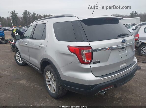 1FM5K8D84JGC15612 2018 FORD FORD EXPLORER Silver Tył lewy