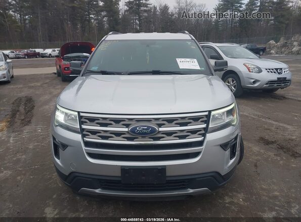 1FM5K8D84JGC15612 2018 FORD FORD EXPLORER Silver Widok zestawu wskaźników