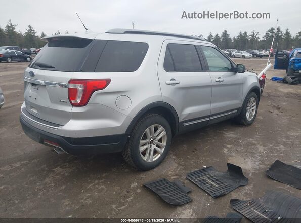 1FM5K8D84JGC15612 2018 FORD FORD EXPLORER Silver Tył prawy