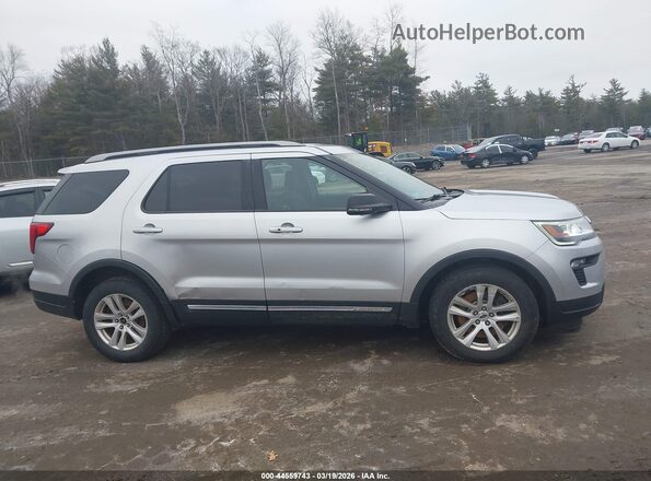 1FM5K8D84JGC15612 2018 FORD FORD EXPLORER Silver Widok wnętrza z tyłu