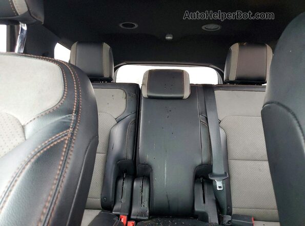 1FM5K8D85HGC19775 2017 FORD FORD EXPLORER Gray Vista de los asientos traseros