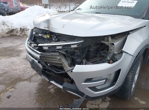 1FM5K8D86HGA52407 2017 FORD FORD EXPLORER Silver Դիմացի տեսք