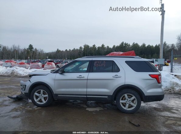 1FM5K8D86HGA52407 2017 FORD FORD EXPLORER Silver Սալոնի 360 աստիճան տեսք