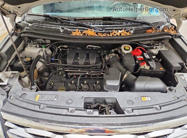 1FM5K8D86KGA02274 2019 FORD FORD EXPLORER Silver Vista del compartimento del motor