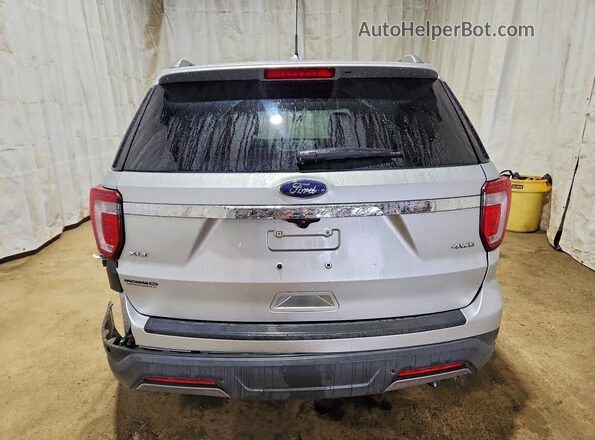 1FM5K8D86KGA02274 2019 FORD FORD EXPLORER Silver Vista trasera