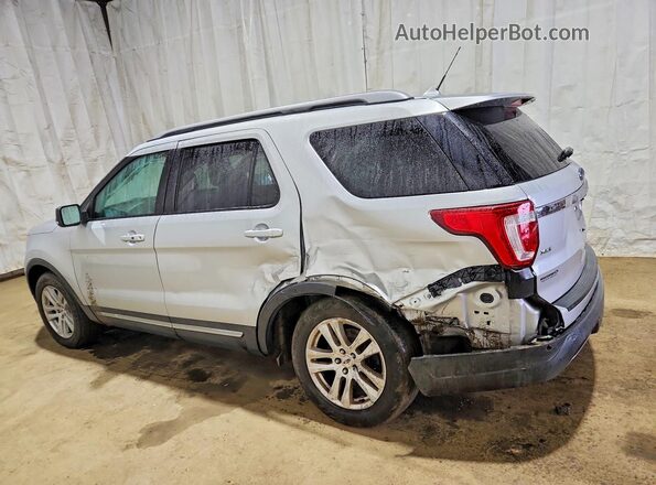 1FM5K8D86KGA02274 2019 FORD FORD EXPLORER Silver Trasero izquierdo