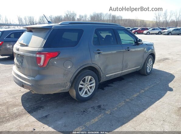 1FM5K8D87JGA31054 2018 FORD FORD EXPLORER Gray Tył prawy