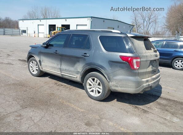 1FM5K8D87JGA31054 2018 FORD FORD EXPLORER Gray Tył lewy
