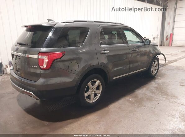 1FM5K8D88HGA56619 2017 FORD FORD EXPLORER Gray უკანა მარჯვენა