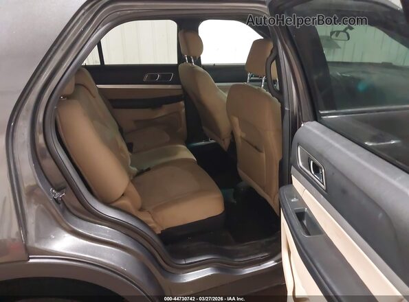 1FM5K8D88HGA56619 2017 FORD FORD EXPLORER Gray VIN კოდის სტიკერის ხედი